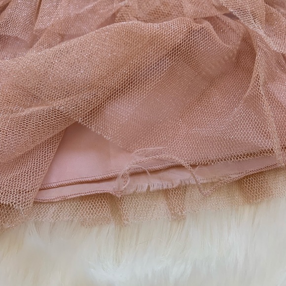 Forever 21 tulle layered skirt pink pleated - Picture 3 of 4